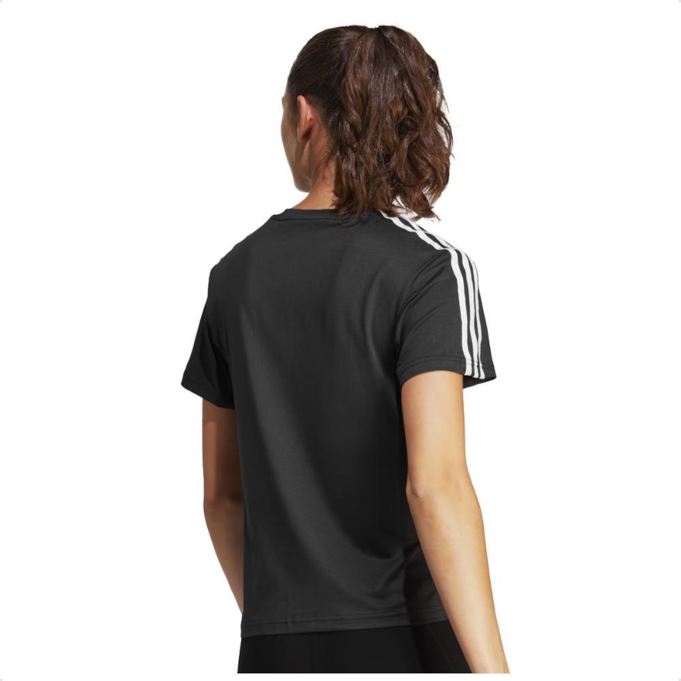 Camiseta adidas Essentials 3 Listras - Feminina - Foto 2