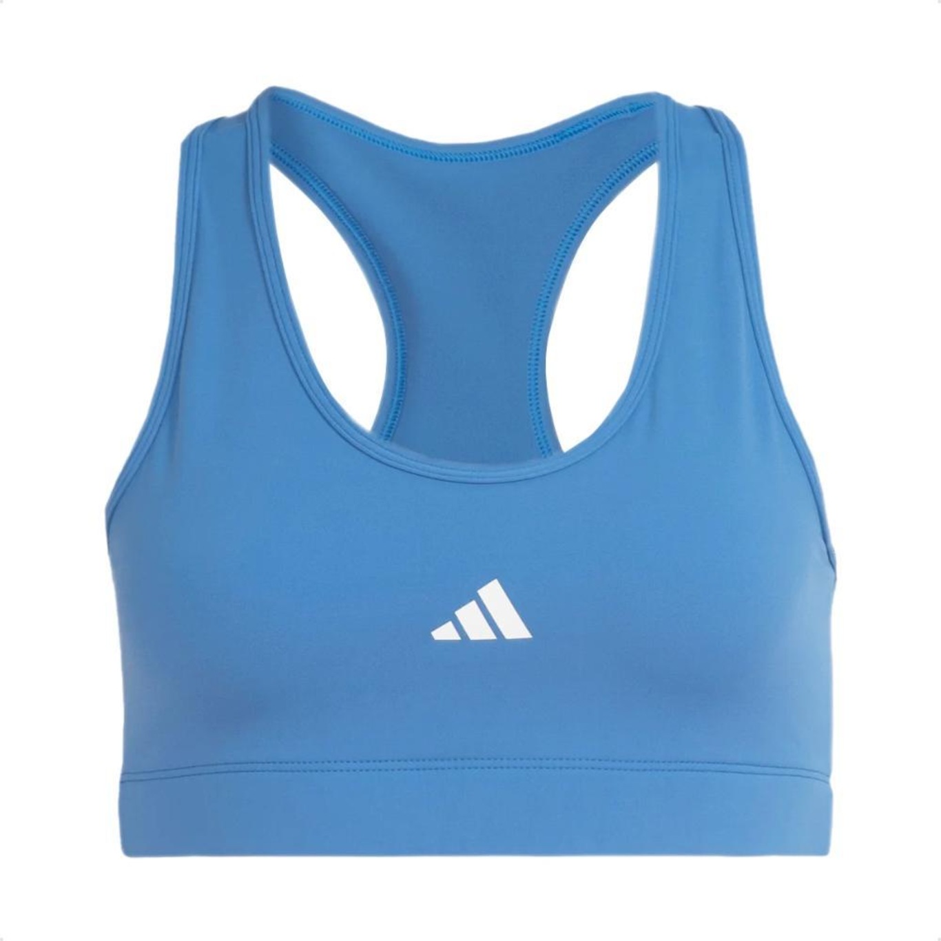 Top adidas Treino Básico Suporte Médio - Feminino - Foto 2