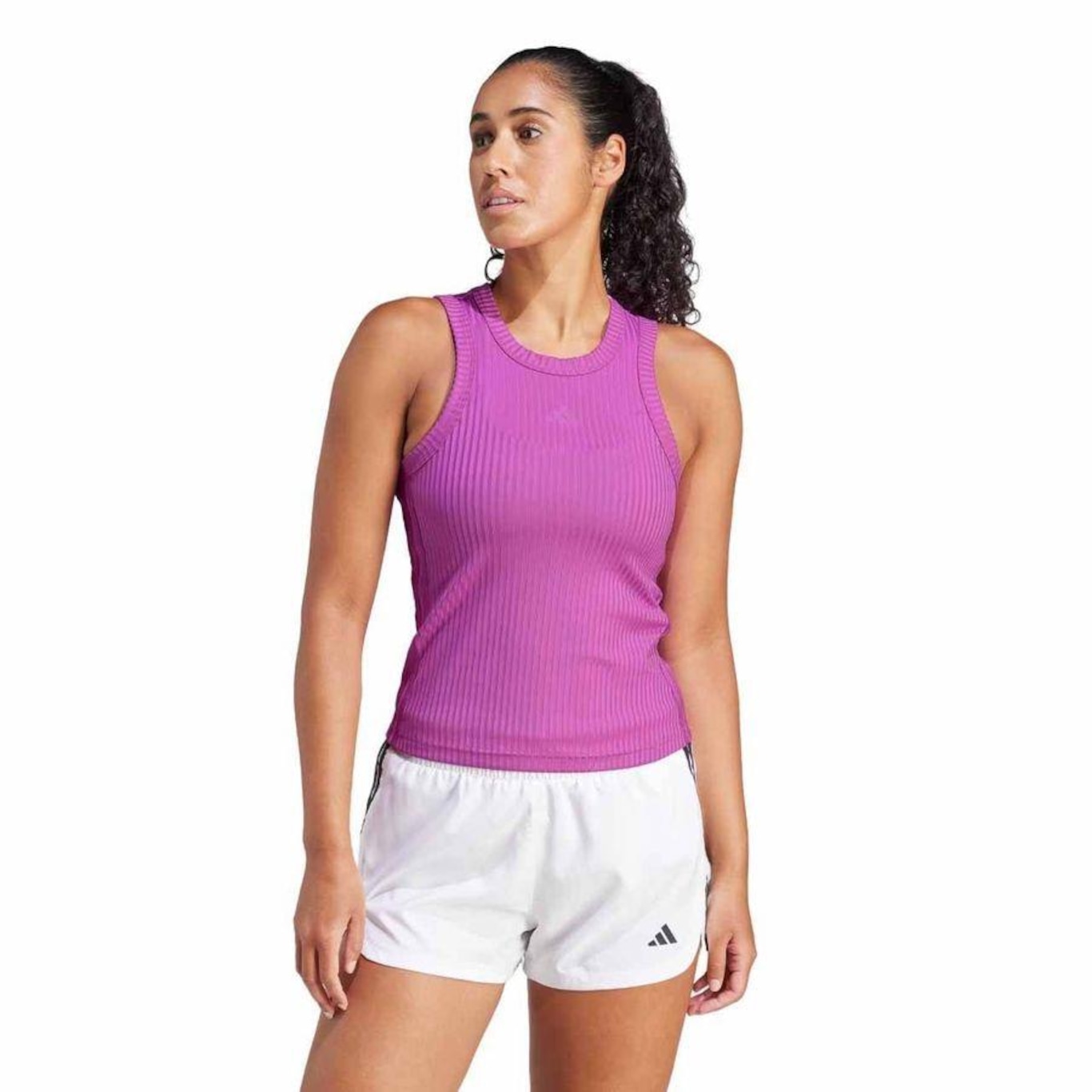 Camiseta Regata adidas Rib - Feminina - Foto 2