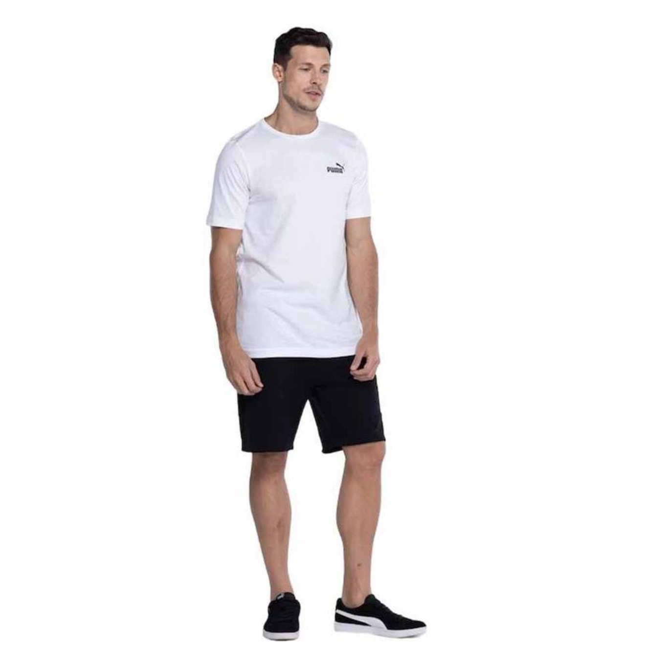 Camiseta Puma Essentials Small Logo - Masculina - Foto 5