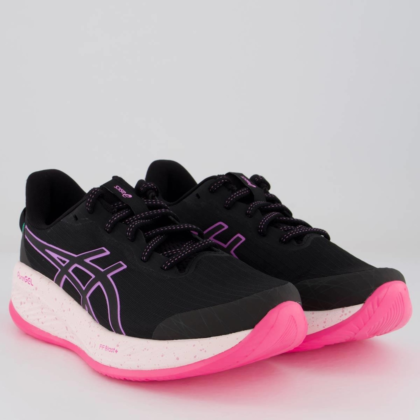 Tênis Asics Gel-Cumulus 26 Lite Show Feminino Preto e Rosa - Foto 2