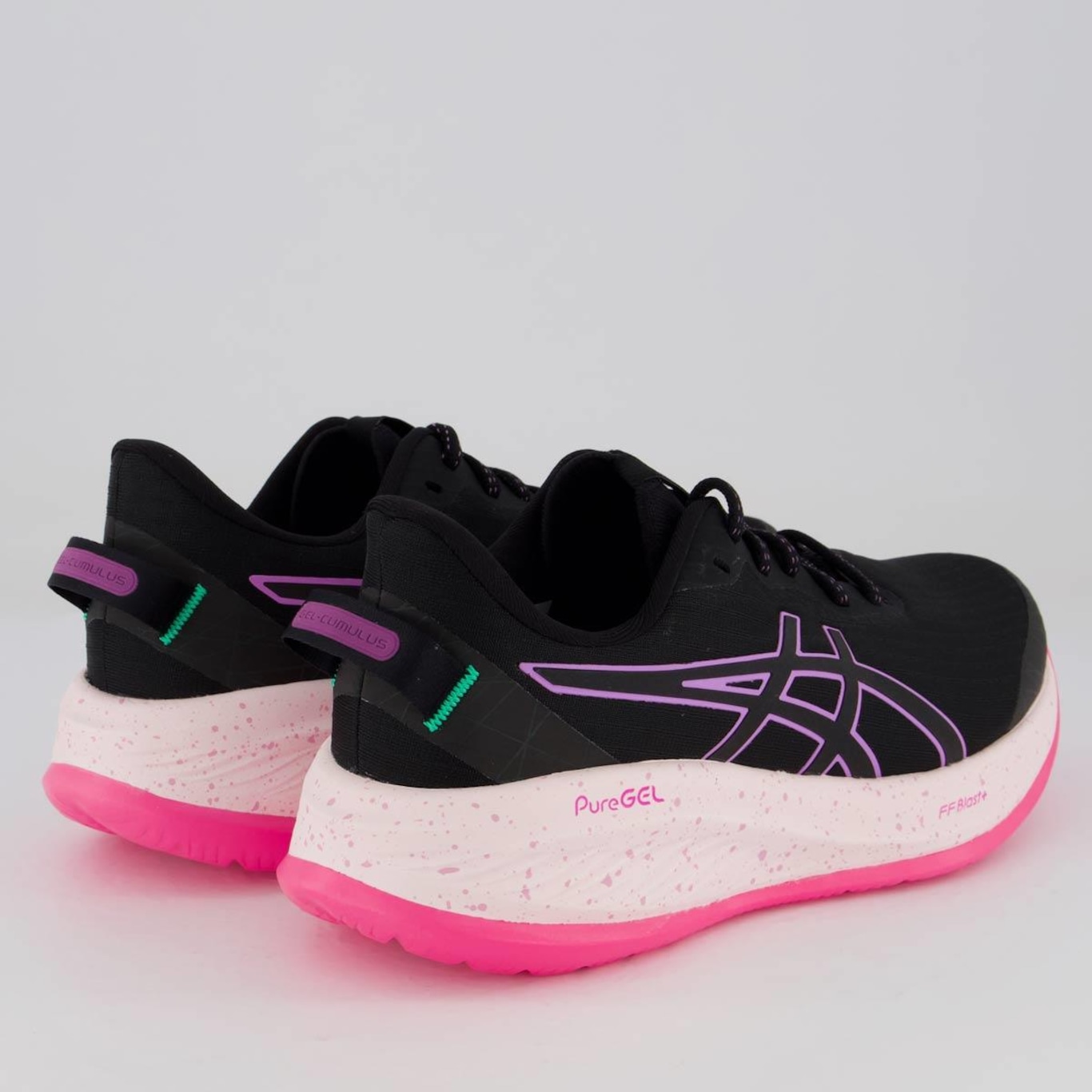 Tênis Asics Gel-Cumulus 26 Lite Show Feminino Preto e Rosa - Foto 3