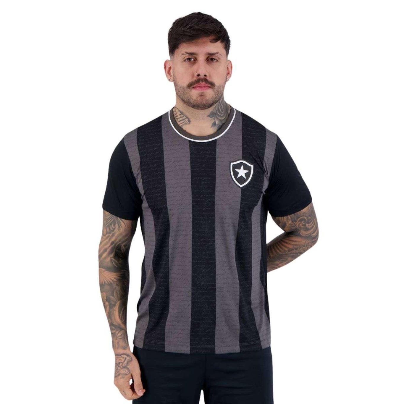 Camiseta do Botafogo Braziline Romper - Masculina - Foto 1