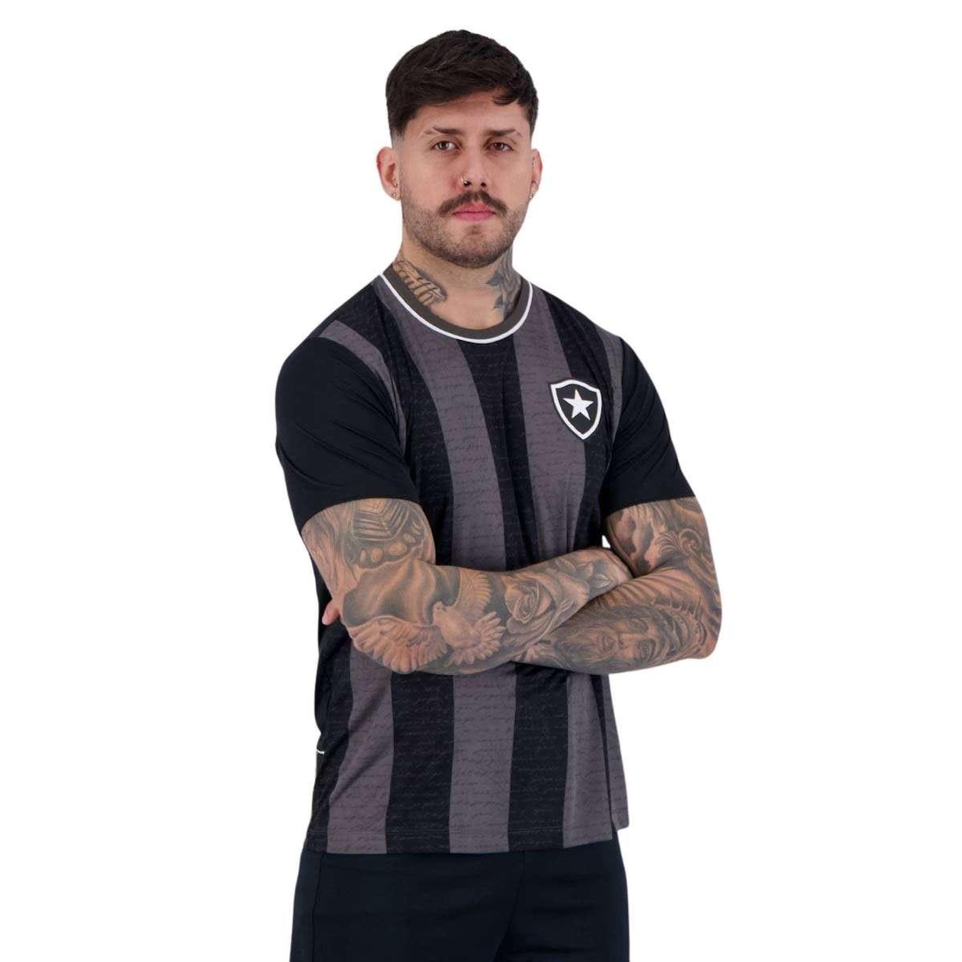 Camiseta do Botafogo Braziline Romper - Masculina - Foto 2