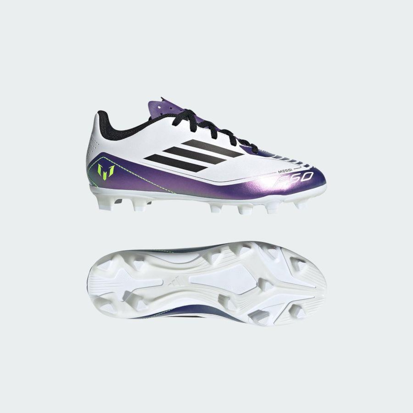 Chuteira de Campo adidas Messi F50 Club Flexible Ground - Infantil - Foto 4