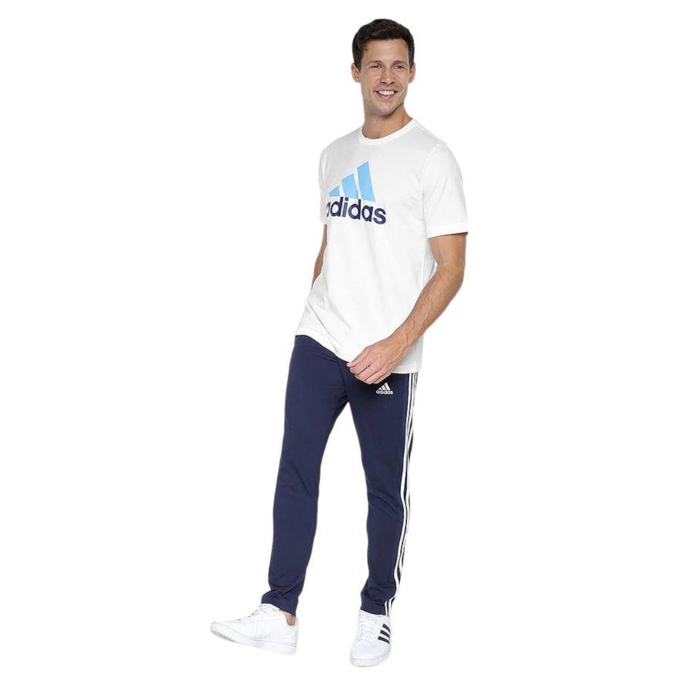 Camiseta adidas Big Logo - Masculina - Foto 5