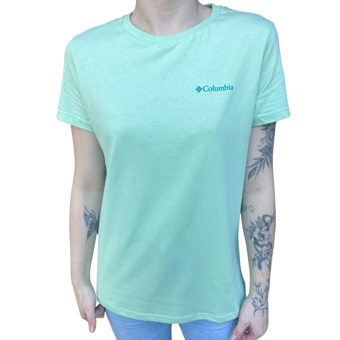 Camiseta Columbia Naturally Boundless - Feminina - Foto 1