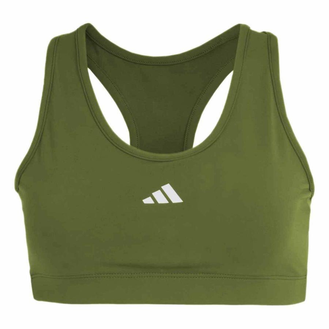 Top adidas Treino Basico Suporte Médio - Feminino - Foto 1