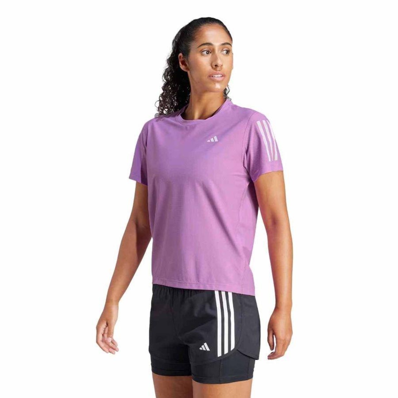 Camiseta adidas Own The Run Base Feminina - Foto 2