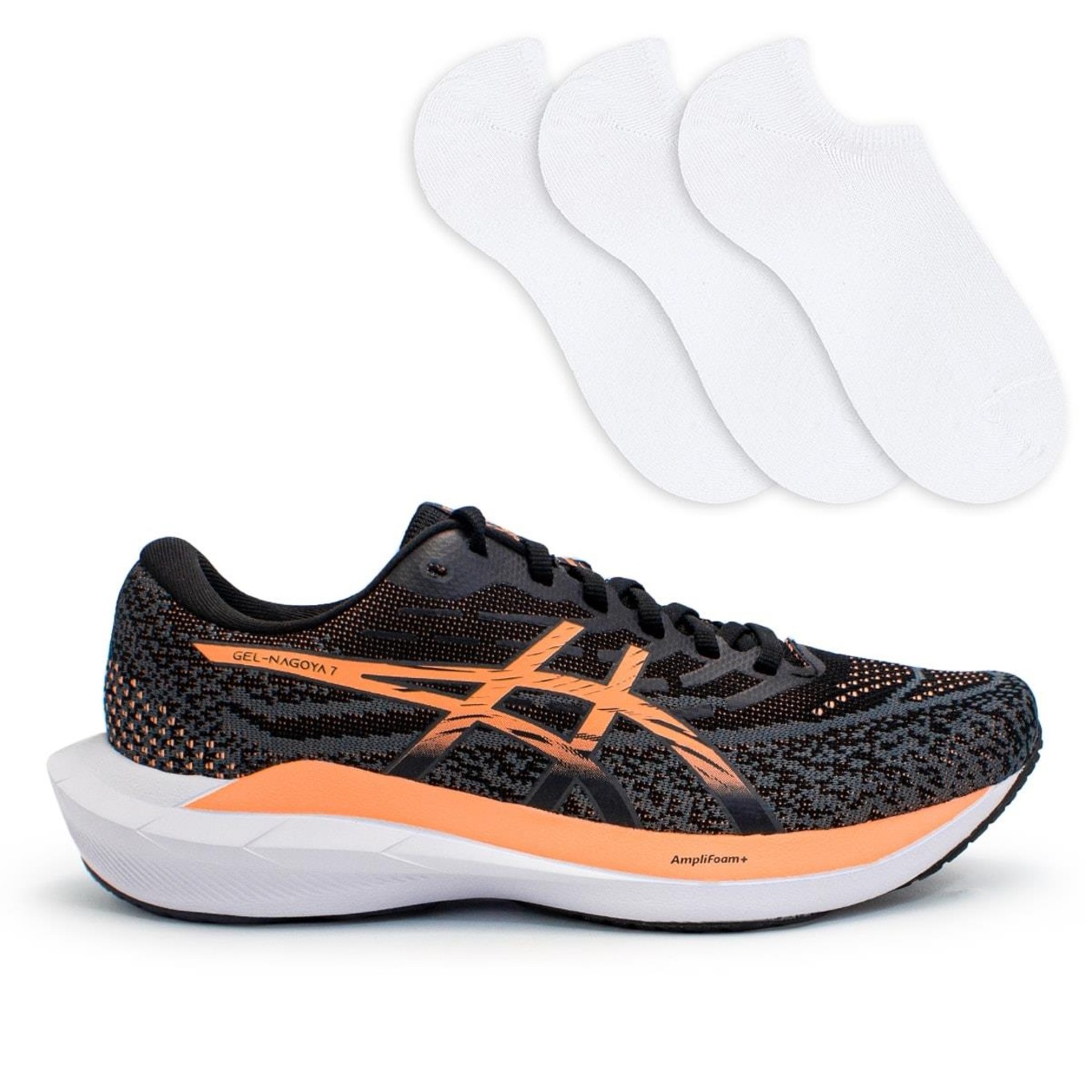 Tênis Asics Gel-Nagoya 7 + 3 Pares de Meias Masculino - Foto 1