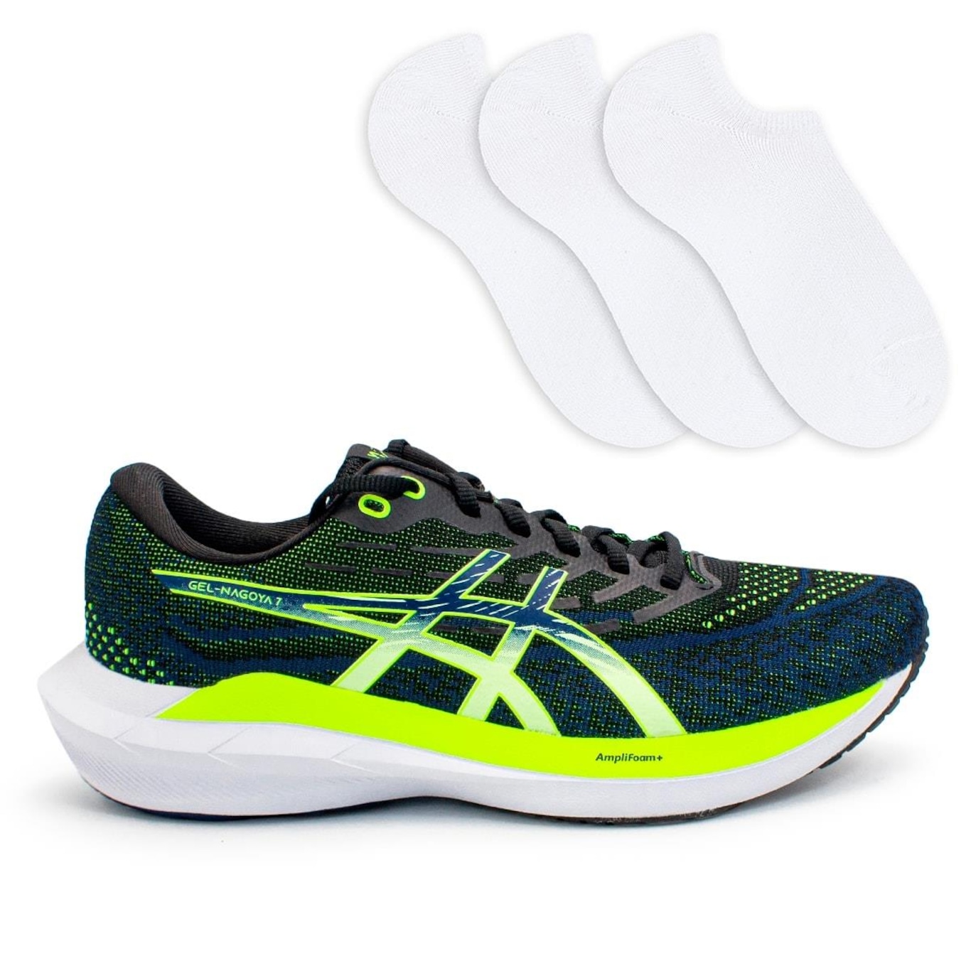 Tênis Asics Gel-Nagoya 7 + 3 Pares de Meias Masculino - Foto 1