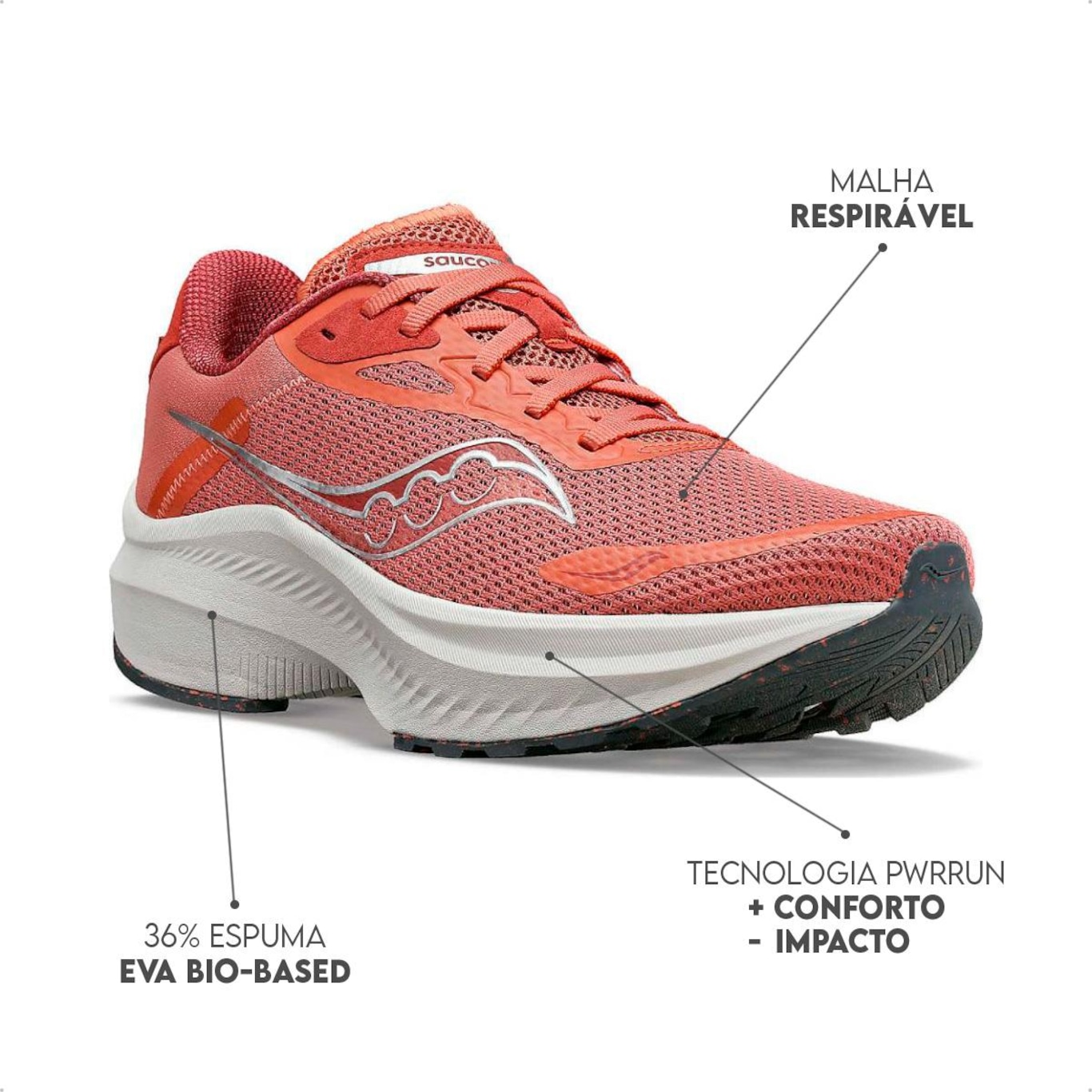 Tênis Saucony Axon 3 Feminino - Foto 6