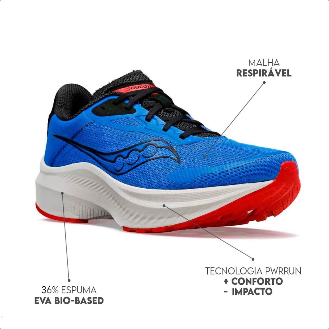 Tênis Saucony Axon 3 Masculino - Foto 6