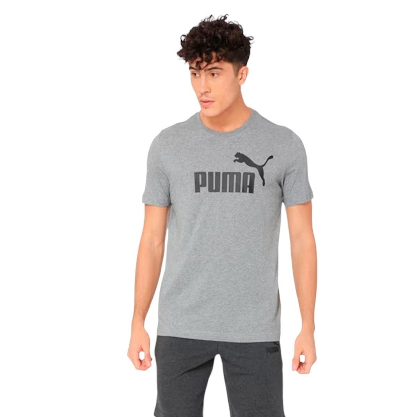 Camiseta Puma Essentials Logo - Masculina - Foto 1