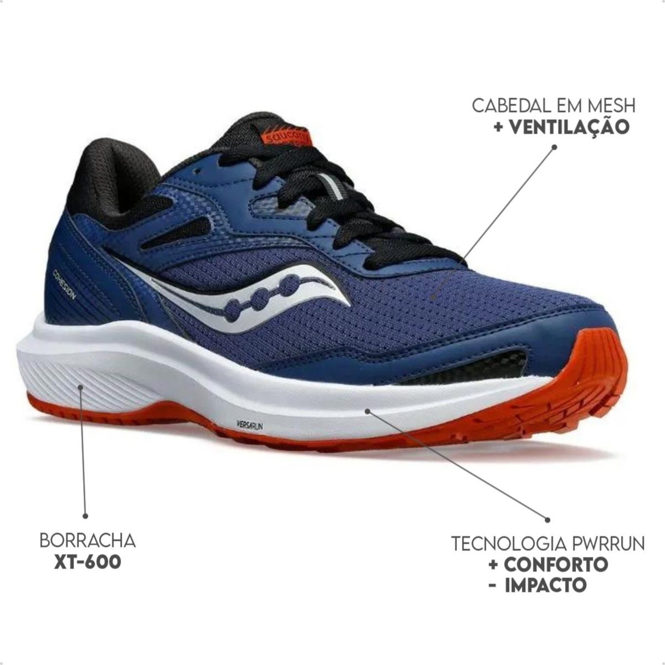 Tênis Saucony Cohesion 16 Masculino - Foto 6