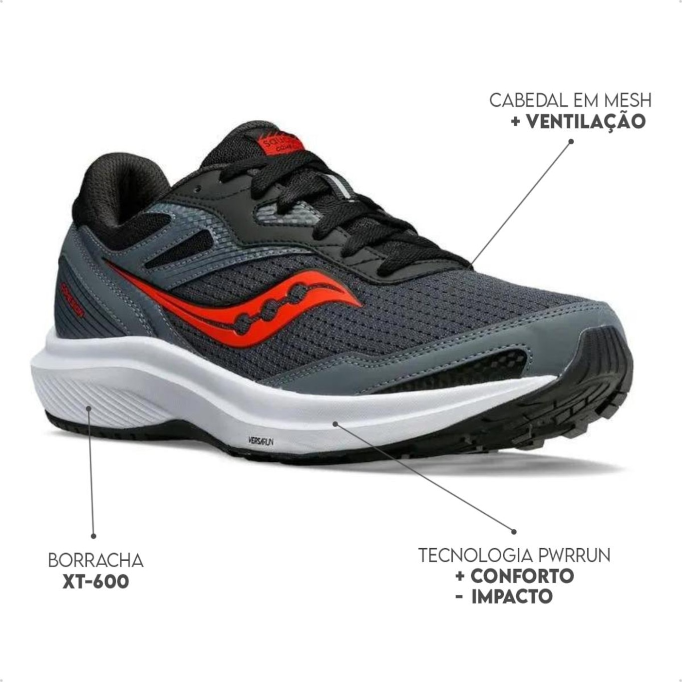 Tênis Saucony Cohesion 16 Masculino - Foto 6