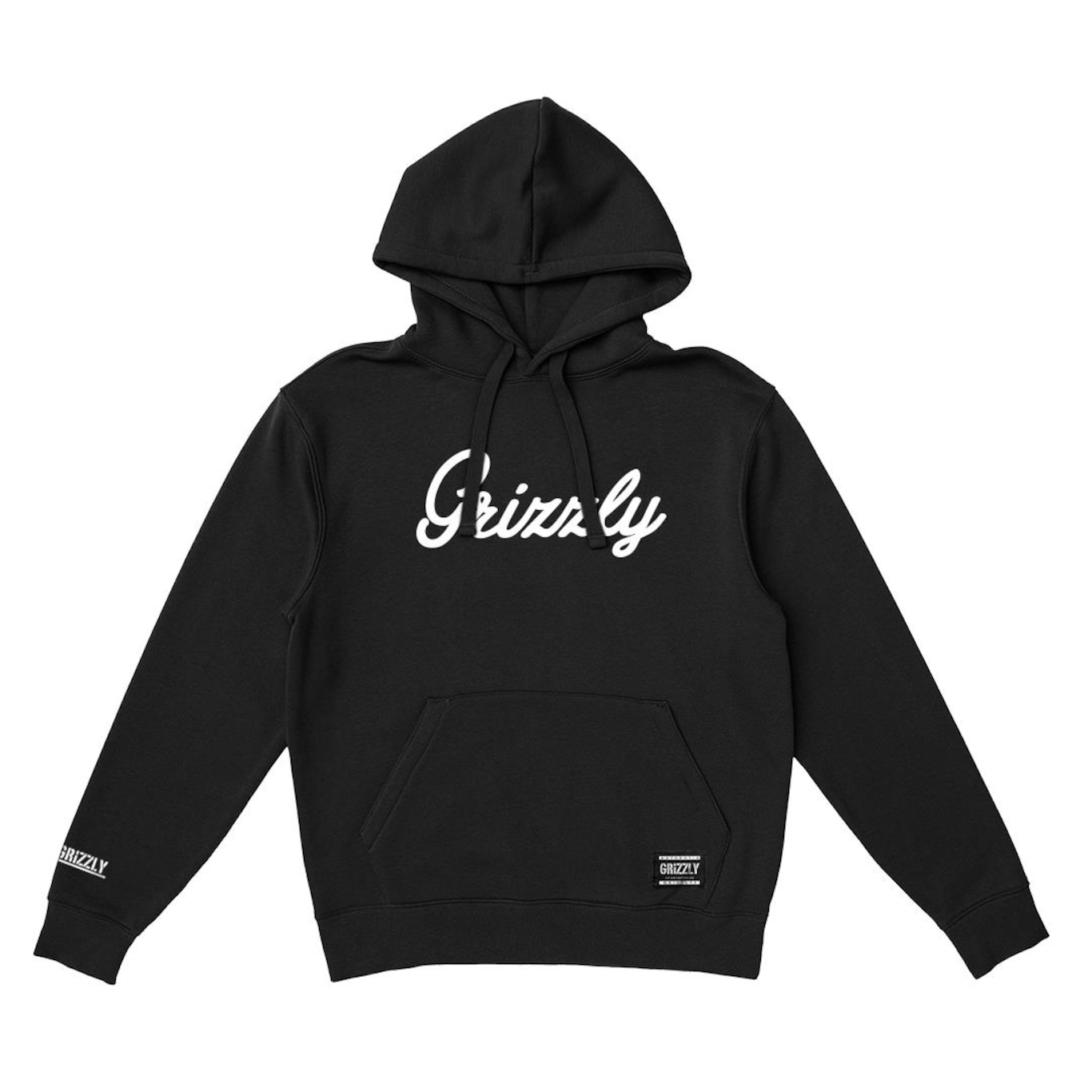 Blusão de Moletom Grizzly Script Logo Hoodie - Masculino - Foto 1