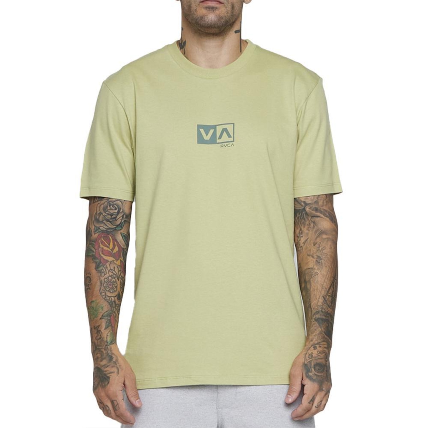 Camiseta Rvca Mini Balance Box - Masculina - Foto 1