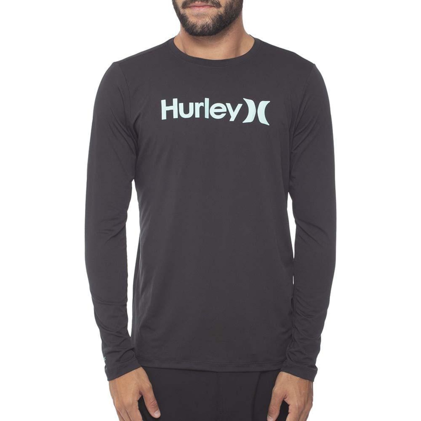 Camiseta Manga Longa Hurley Surf Circle Icon - Masculina - Foto 3