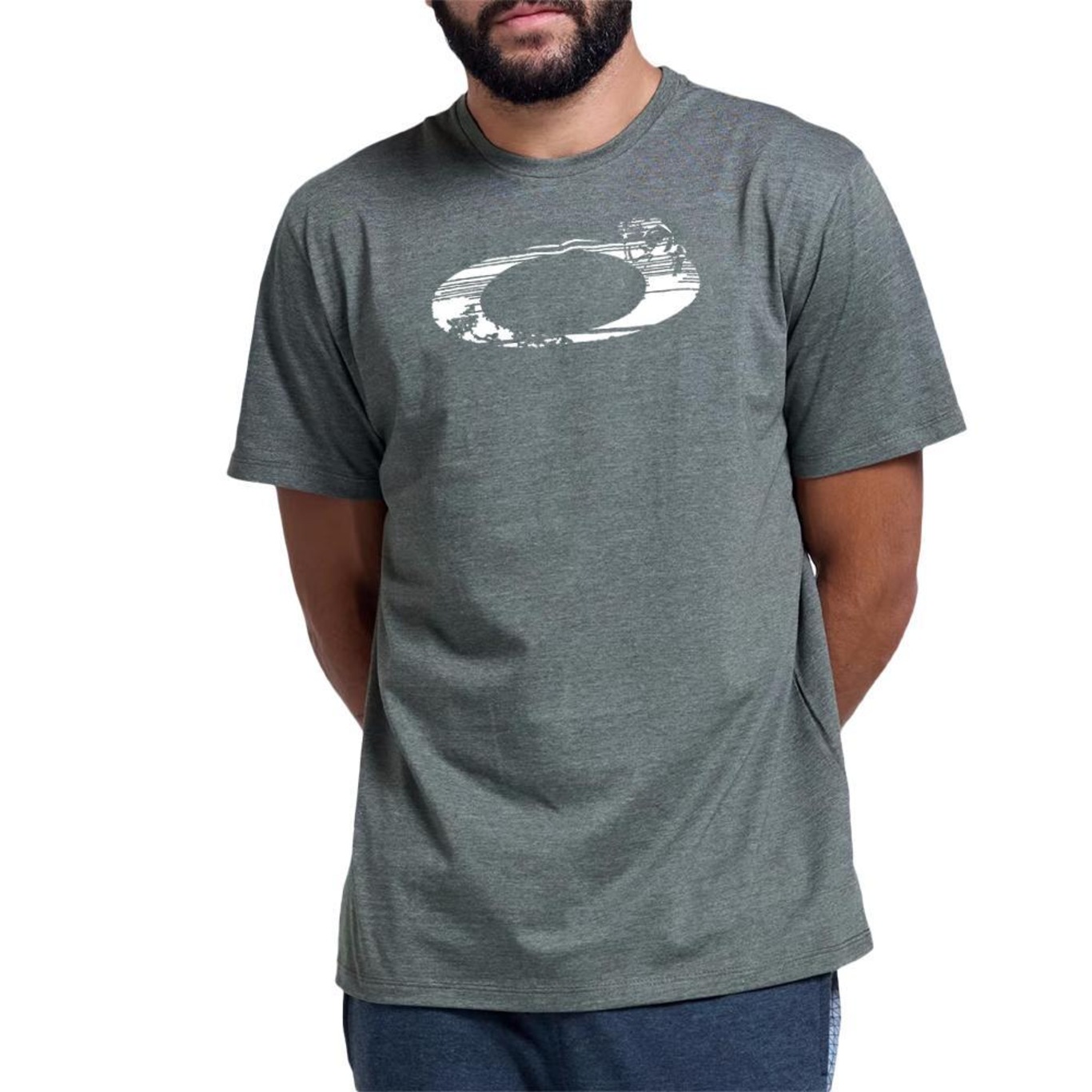 Camiseta Oakley Ellipse Frog - Masculina - Foto 1