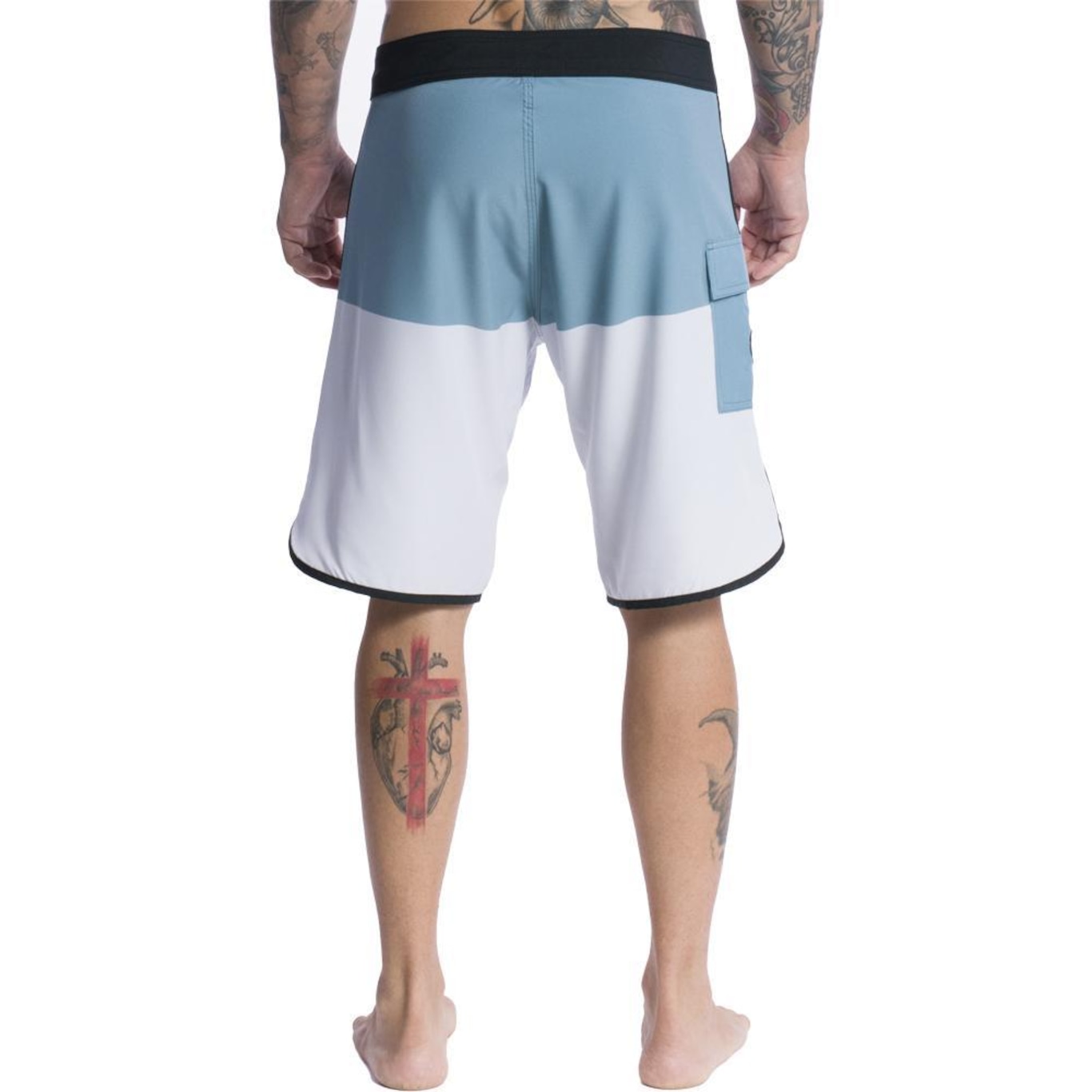 Bermuda Rvca Eastern Color Block 19" Sm24 Masculina - Foto 4