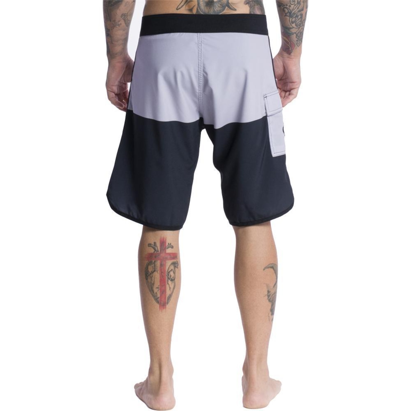 Bermuda Rvca Eastern Color Block 19" Sm24 Masculina - Foto 3