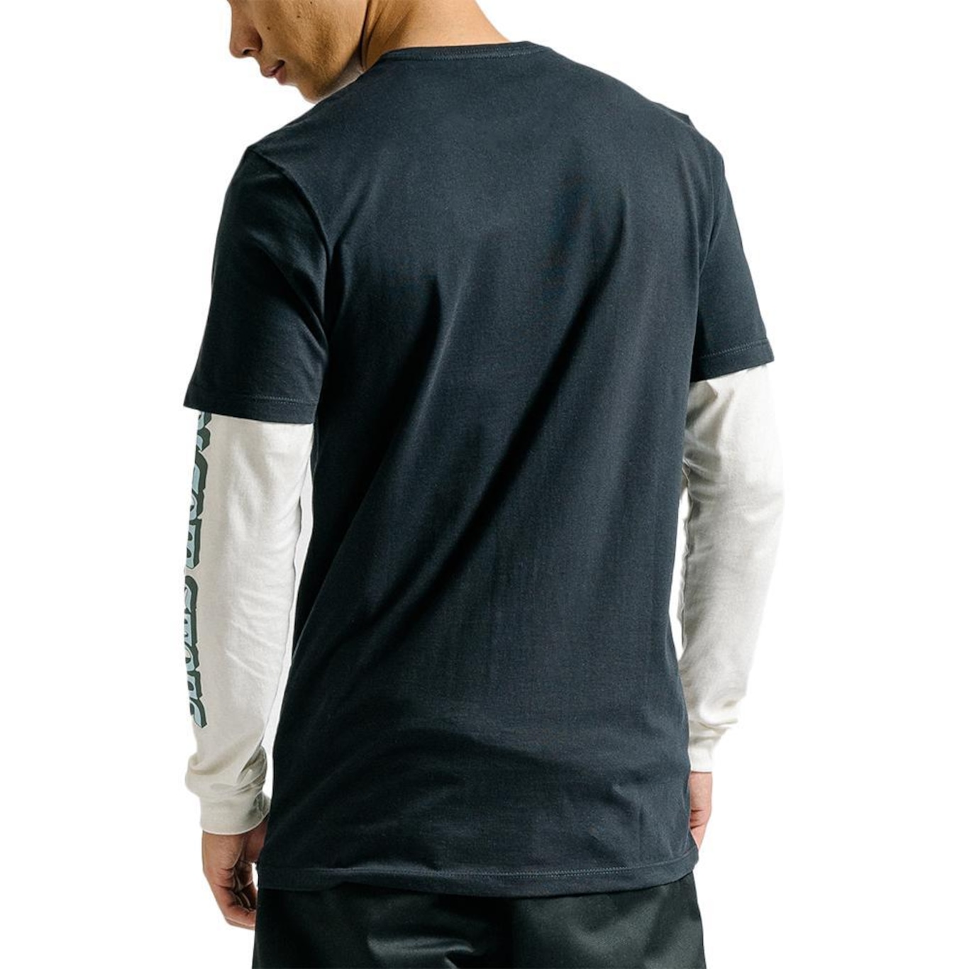 Camiseta Volcom Long Fit Flail - Masculina - Foto 2