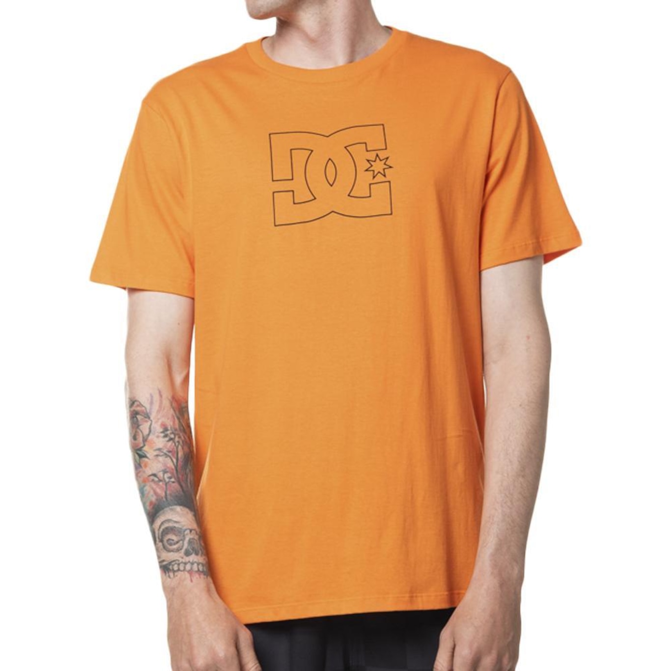 Camiseta Dc Shoes Dc Star Outline - Masculina - Foto 1