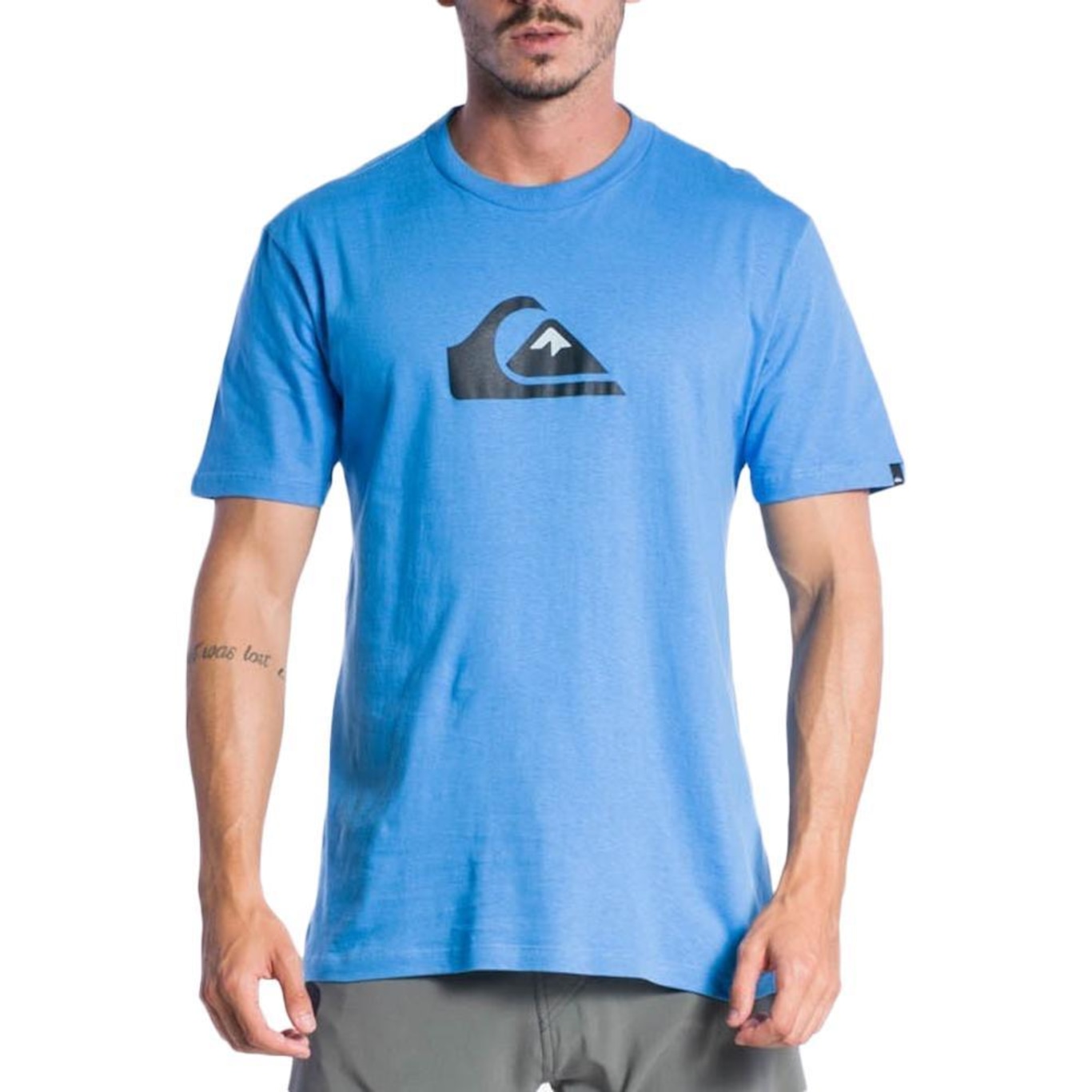 Camiseta Quiksilver Comp Logo Colors - Masculina - Foto 1