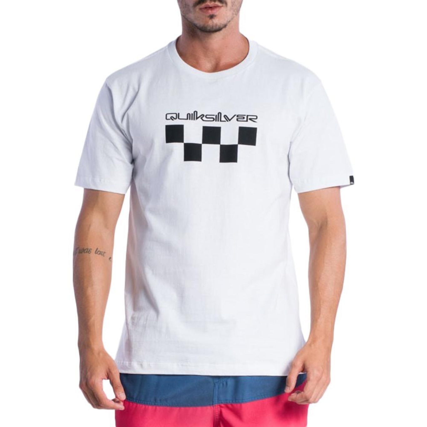 Camiseta Quiksilver Five Block - Masculina - Foto 1