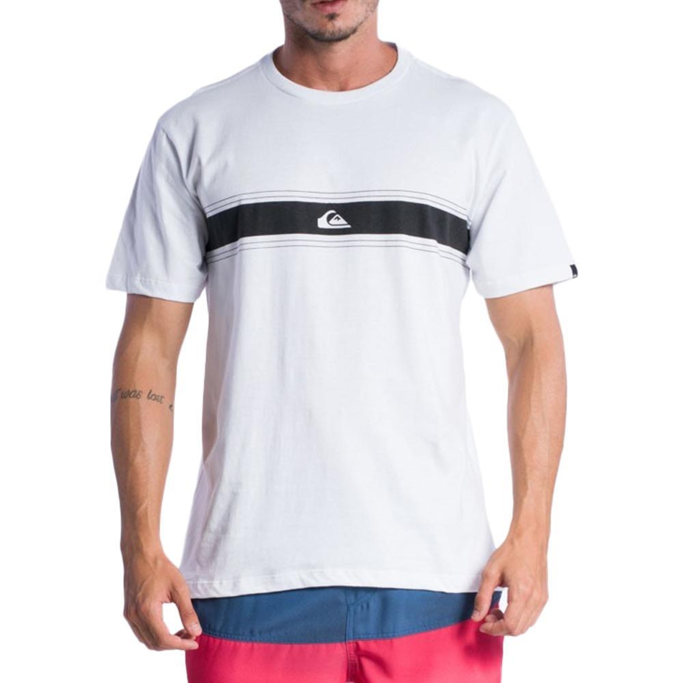 Camiseta Quiksilver New Lines Block - Masculina - Foto 1