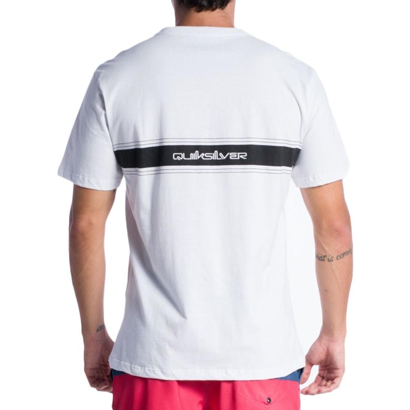 Camiseta Quiksilver New Lines Block - Masculina - Foto 2