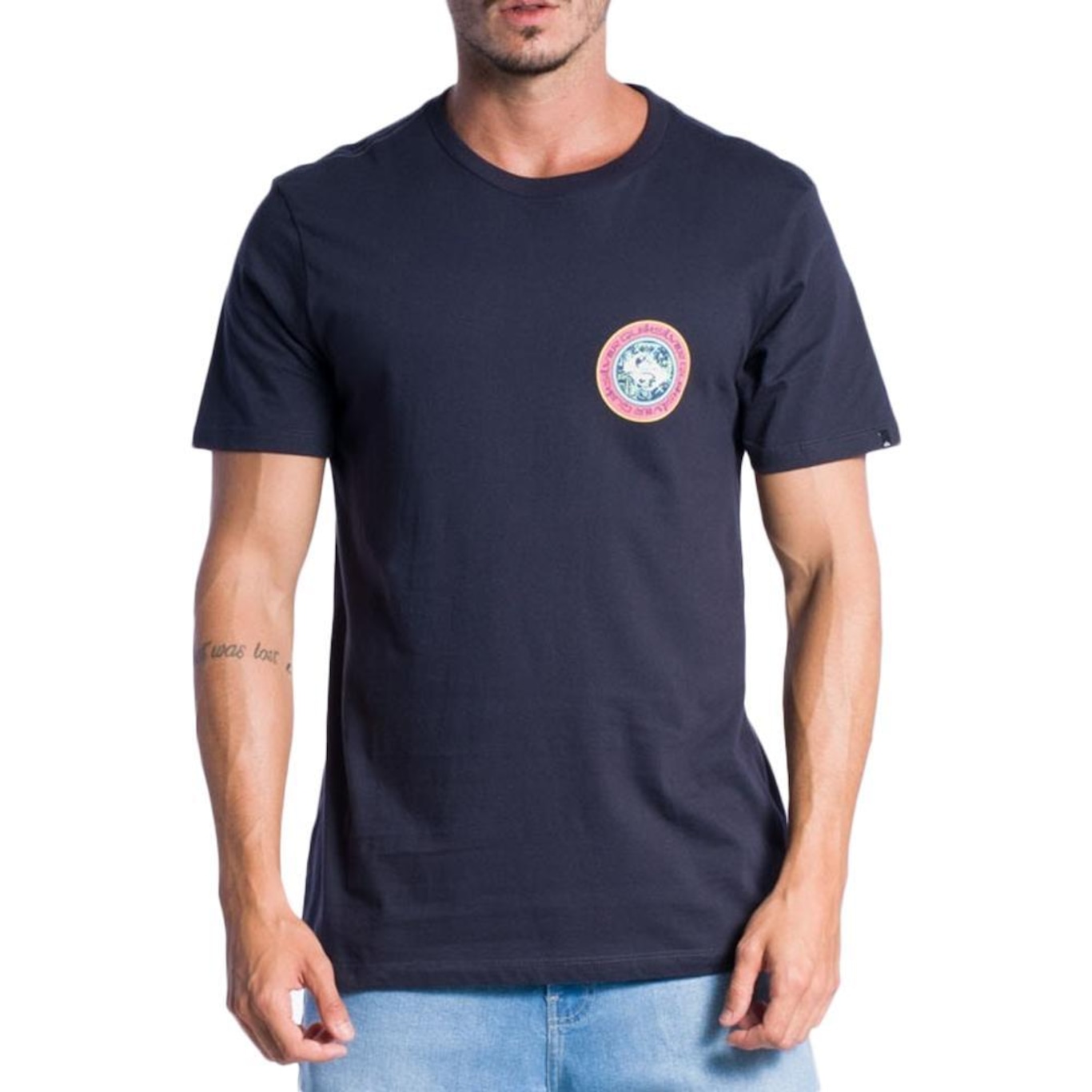 Camiseta Quiksilver Omni Circle - Masculina - Foto 1