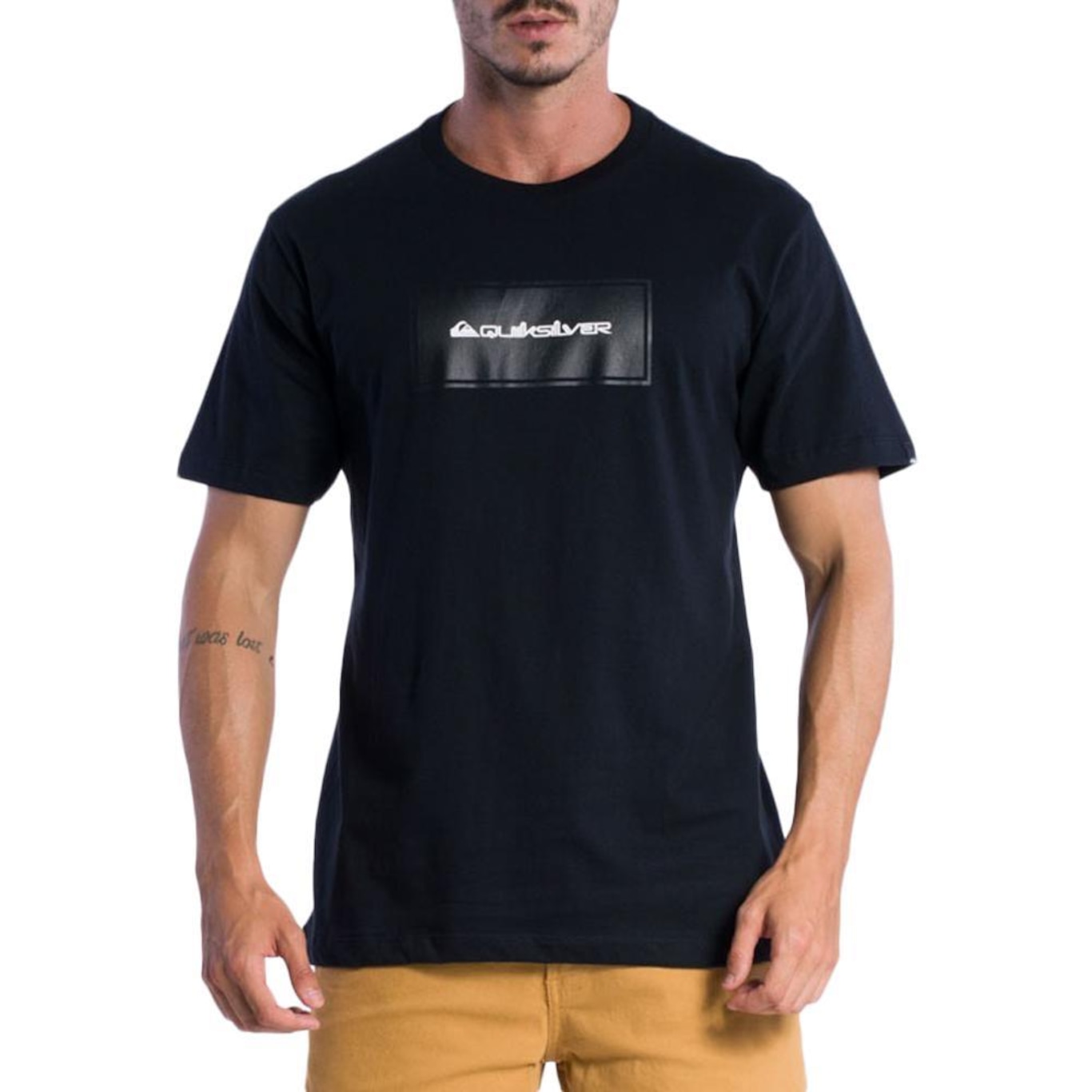 Camiseta Quiksilver Omni Rectangle - Masculina - Foto 1