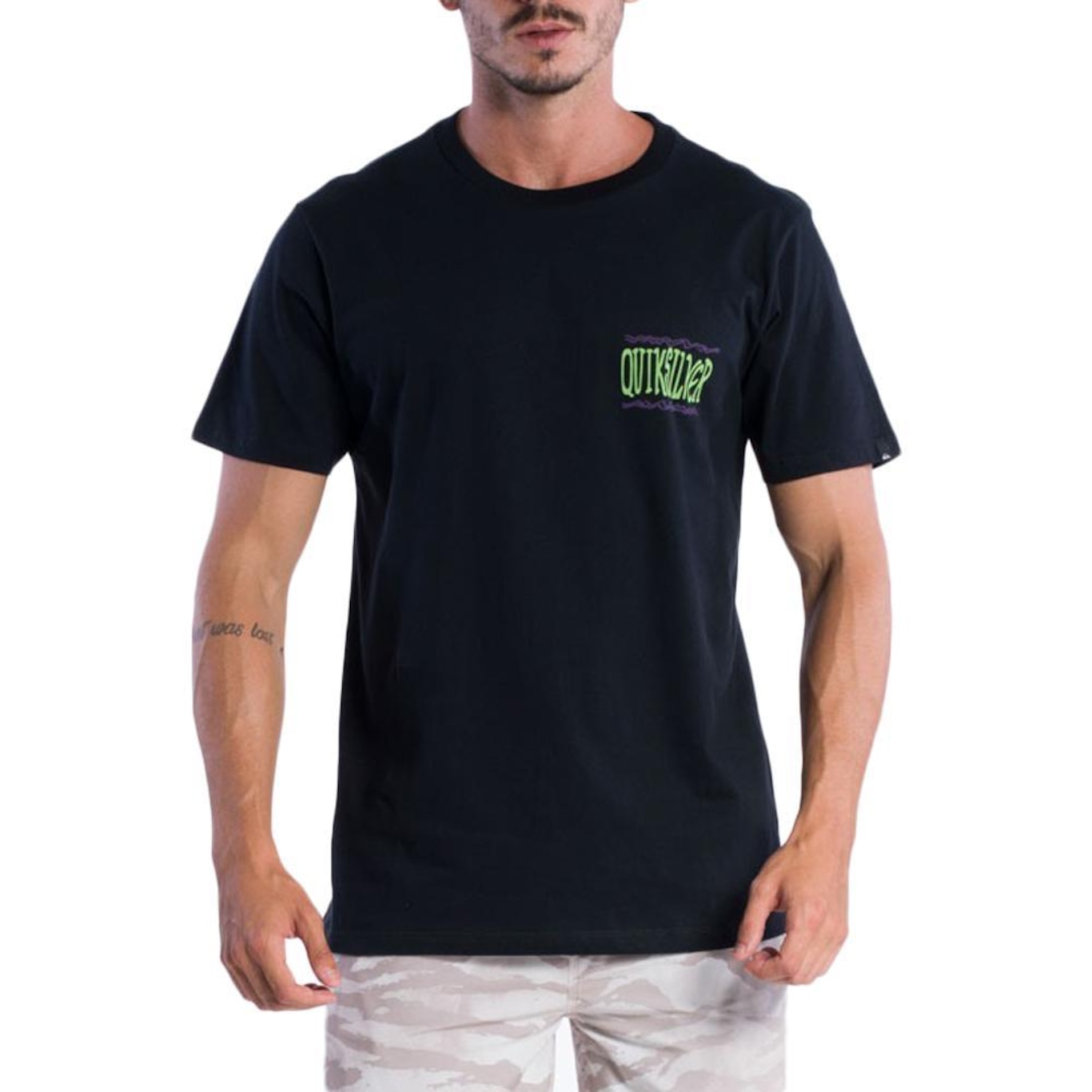 Camiseta Quiksilver Taking Roots - Masculina - Foto 1