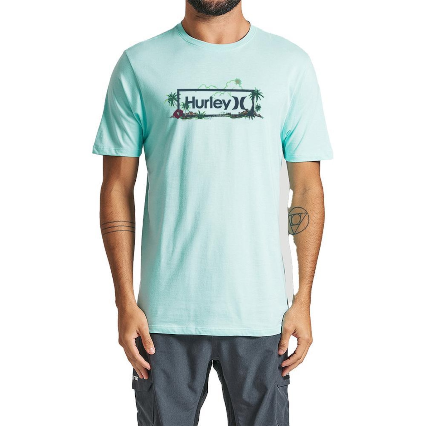 Camiseta Hurley Oasis - Masculina - Foto 1