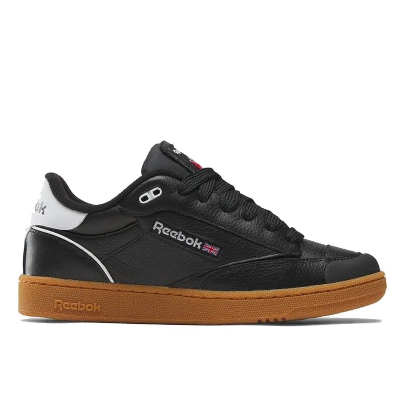 Tênis Reebok Club C Bulc Masculino Preto/Marrom - Foto 1