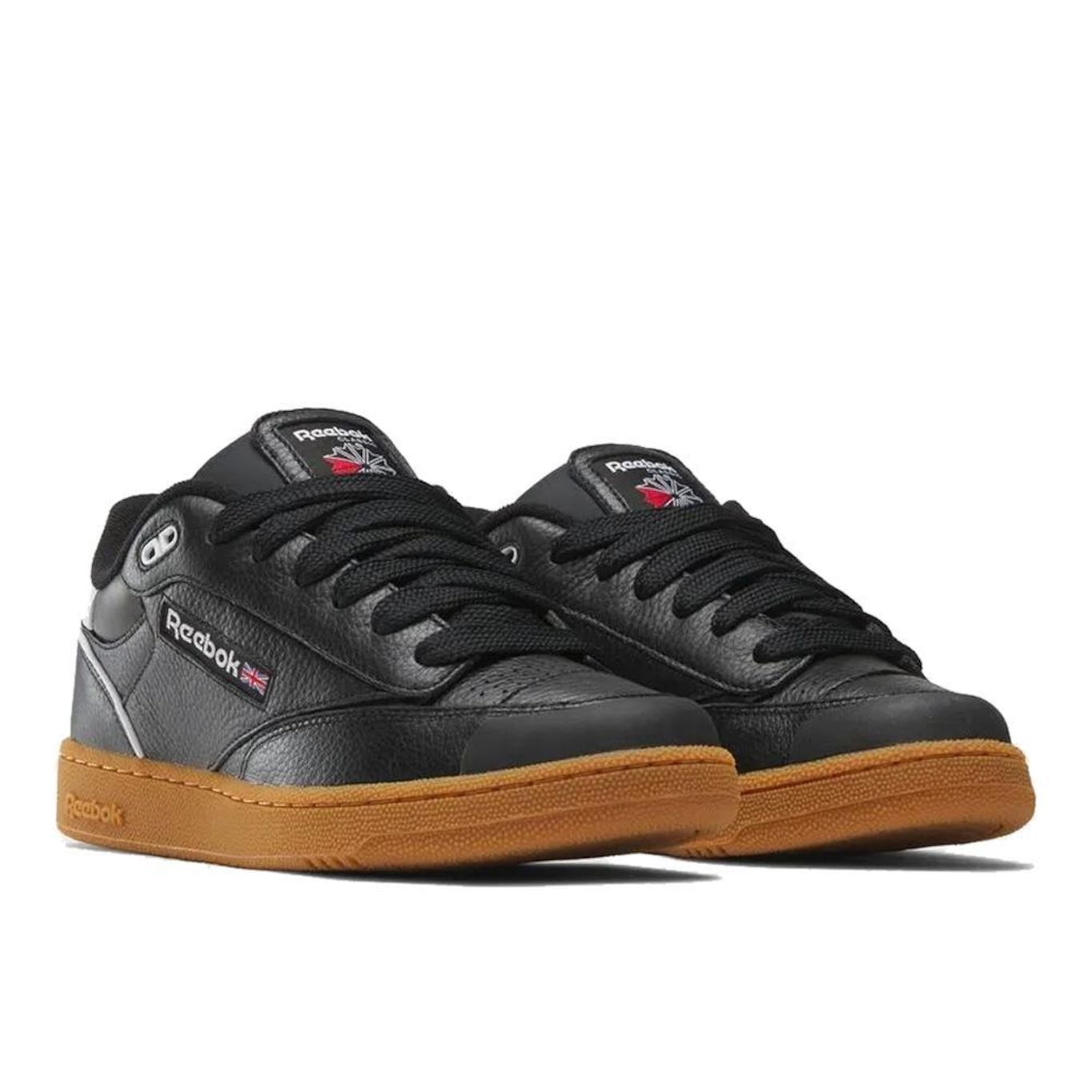 Tênis Reebok Club C Bulc Masculino Preto/Marrom - Foto 3