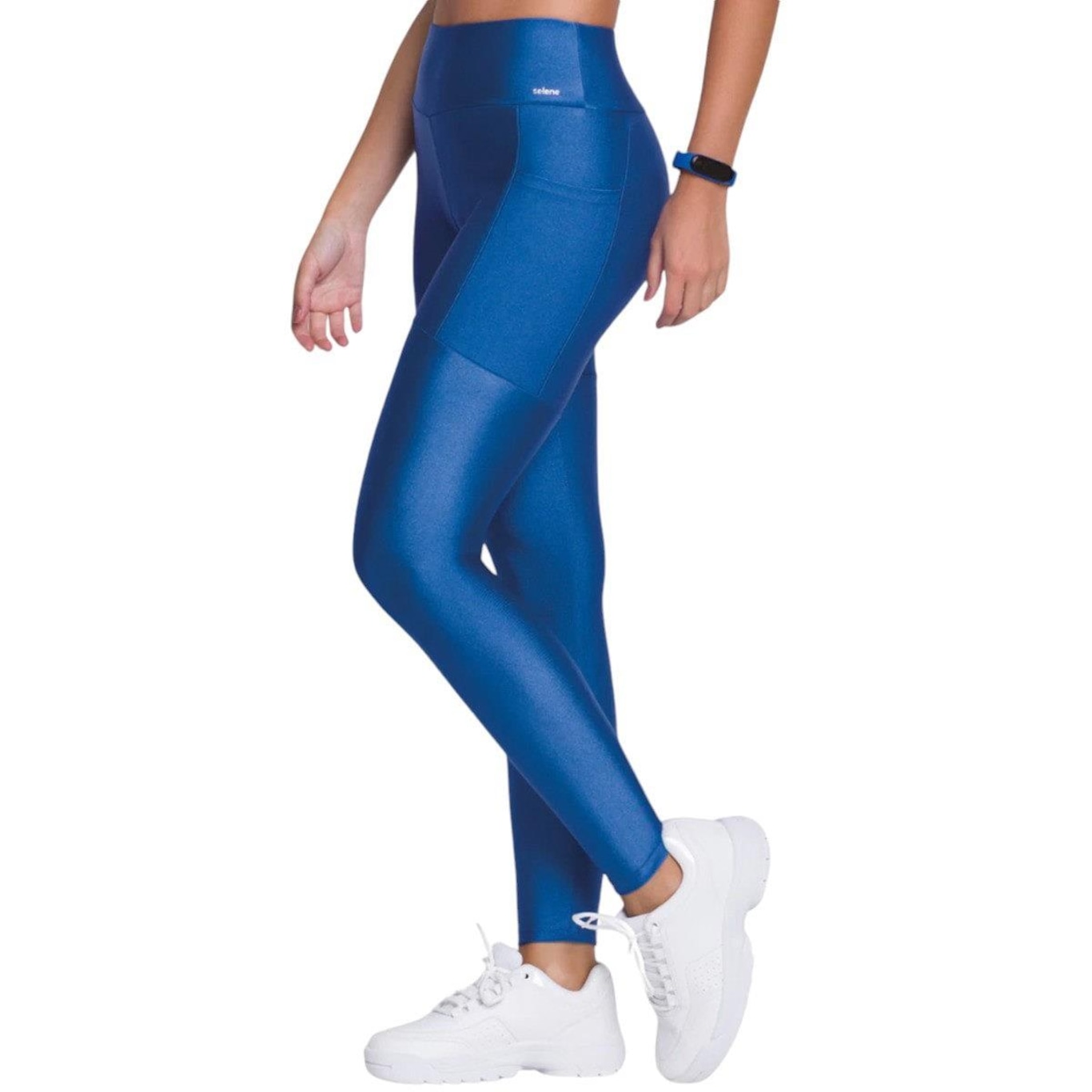 Calça Legging Selene Bolso Lateral - Feminina - Foto 1