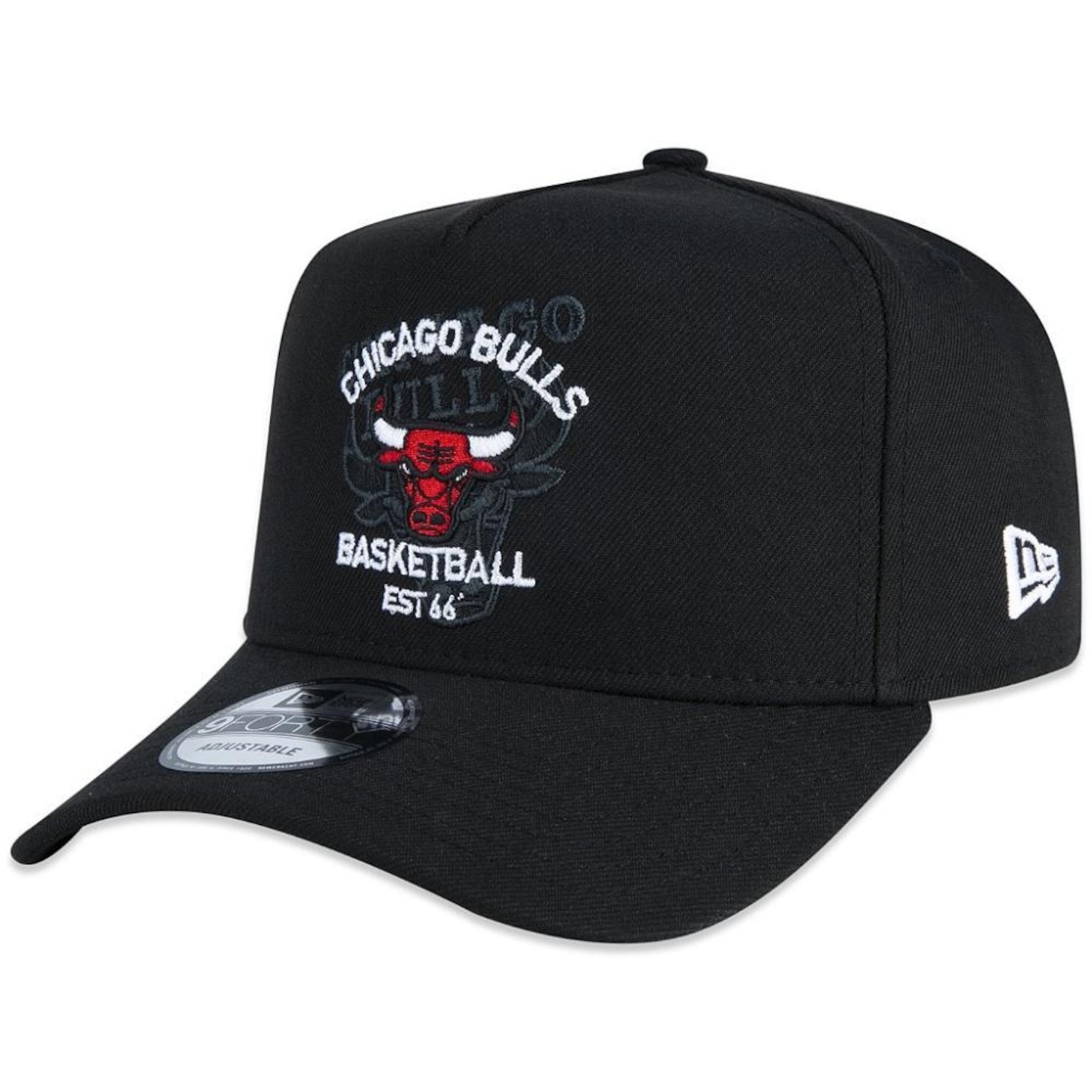 Boné Aba Curva New Era 940 A-Frame Chicago Bulls Core - Snapback - Adulto - Foto 1