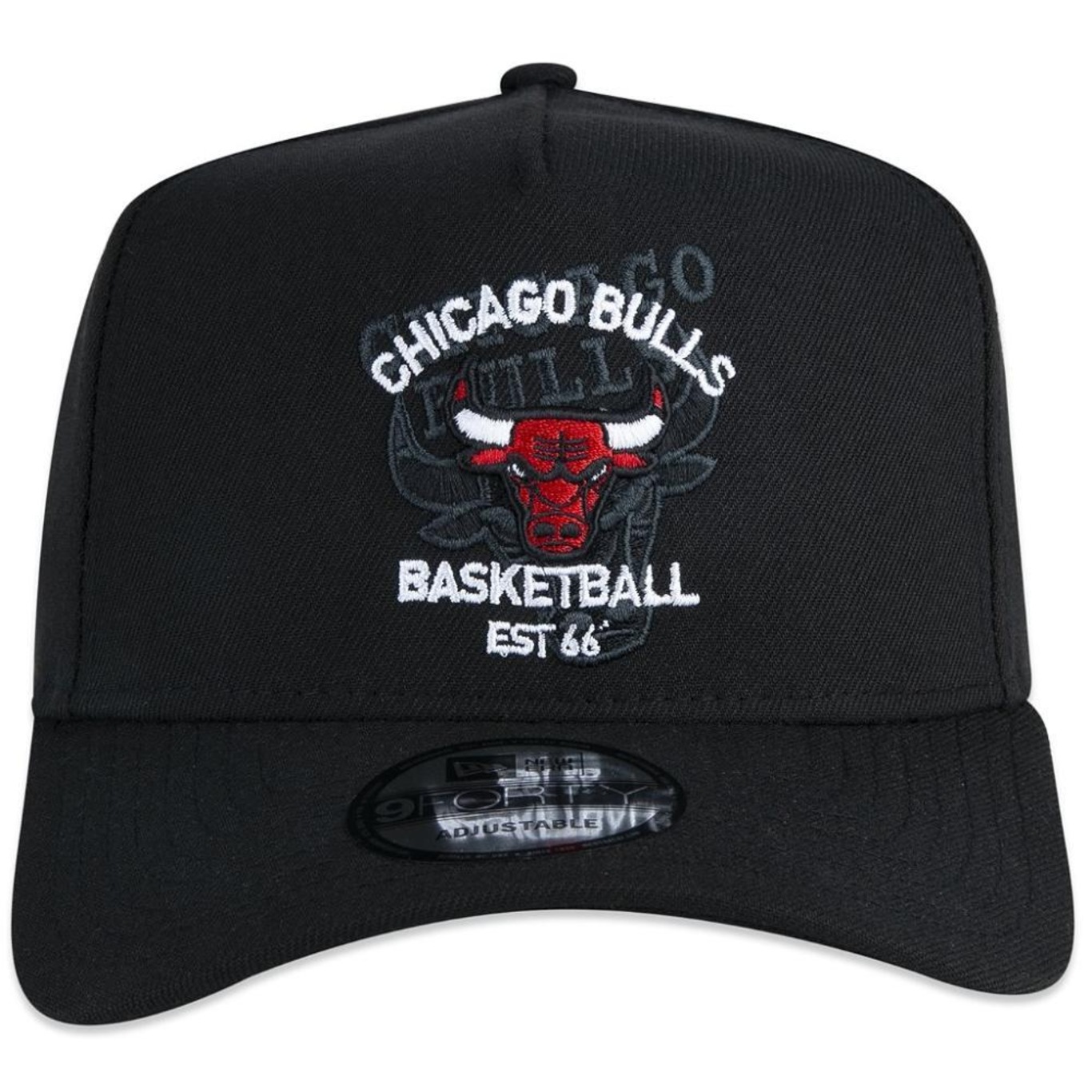 Boné Aba Curva New Era 940 A-Frame Chicago Bulls Core - Snapback - Adulto - Foto 3