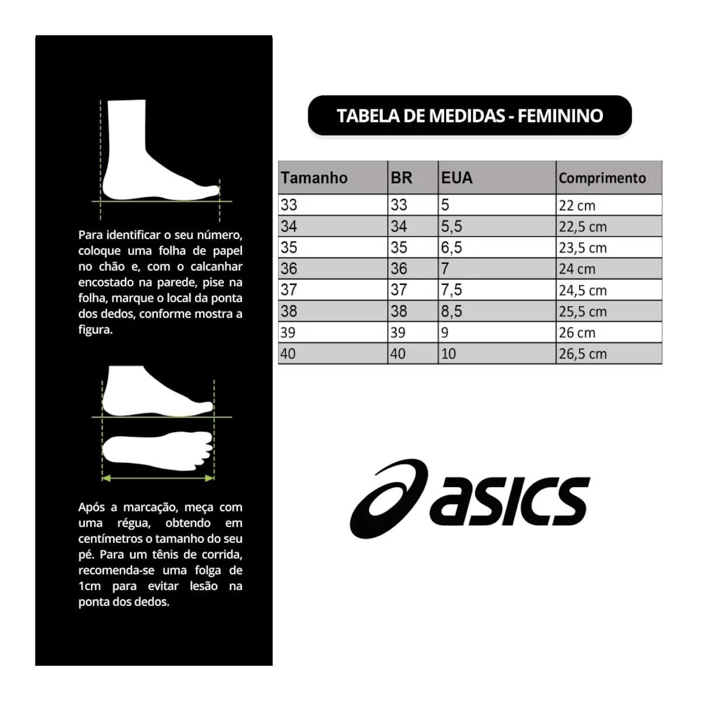 Kit Tênis Asics Gel-Nagoya St + 3 Pares de Meias Feminino - Foto 6