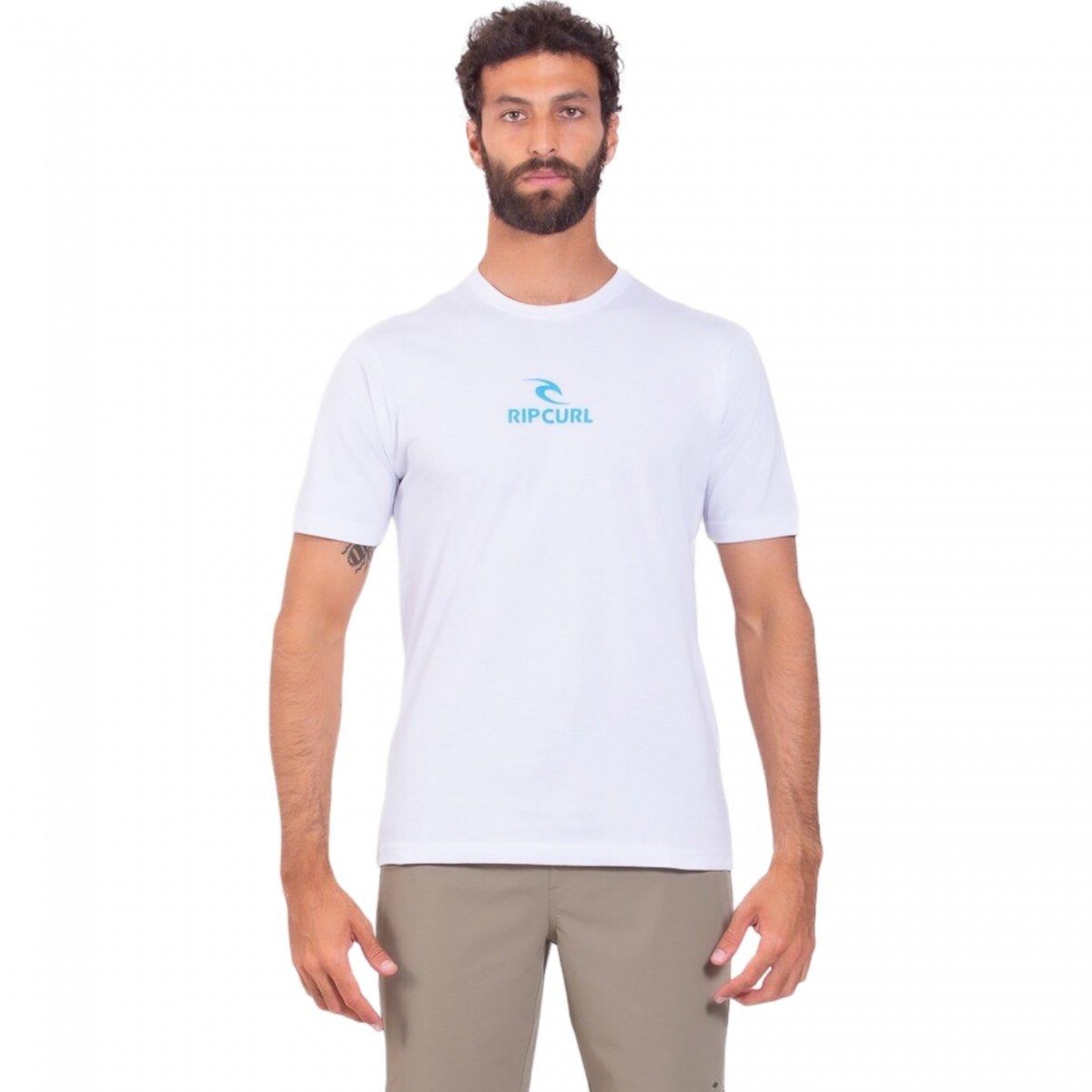 Camiseta Rip Curl Icon - Masculina - Foto 1