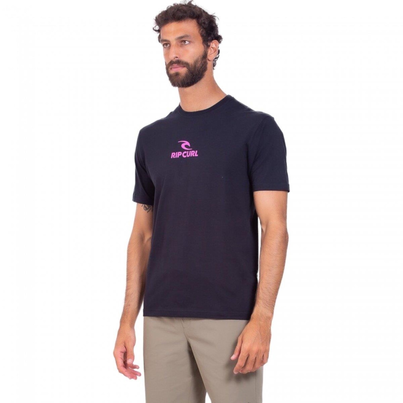 Camiseta Rip Curl Icon - Masculina - Foto 1