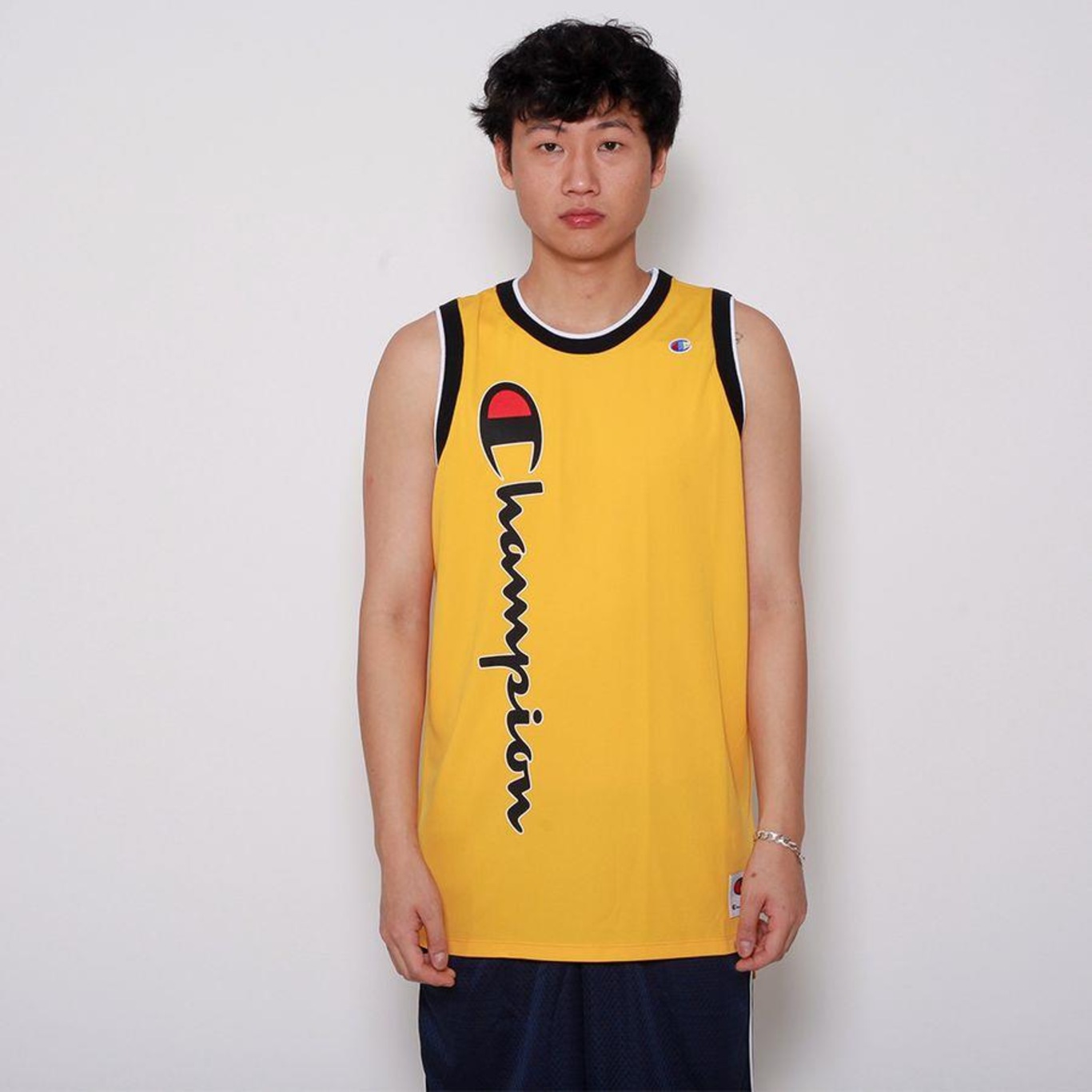 Camiseta Regata Champion Brasil Jersey Basket Script Street - Masculina - Foto 1