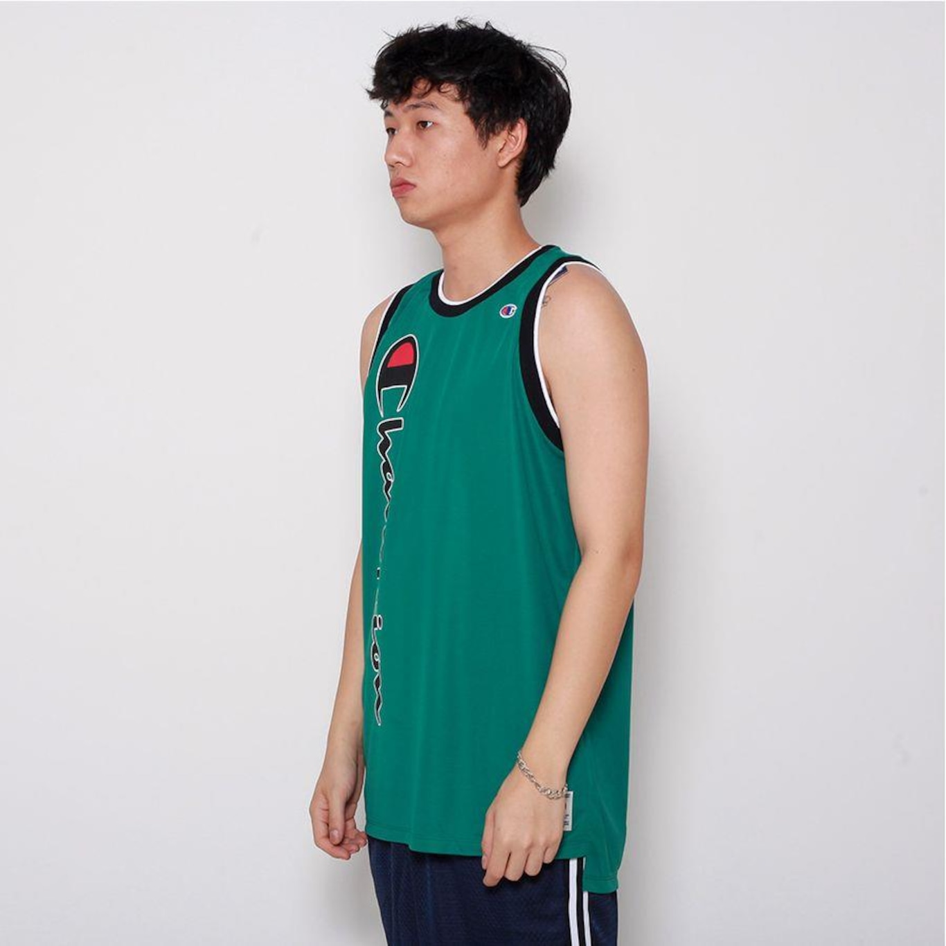 Camiseta Regata Champion Brasil Jersey Basket Script Street - Masculina - Foto 2