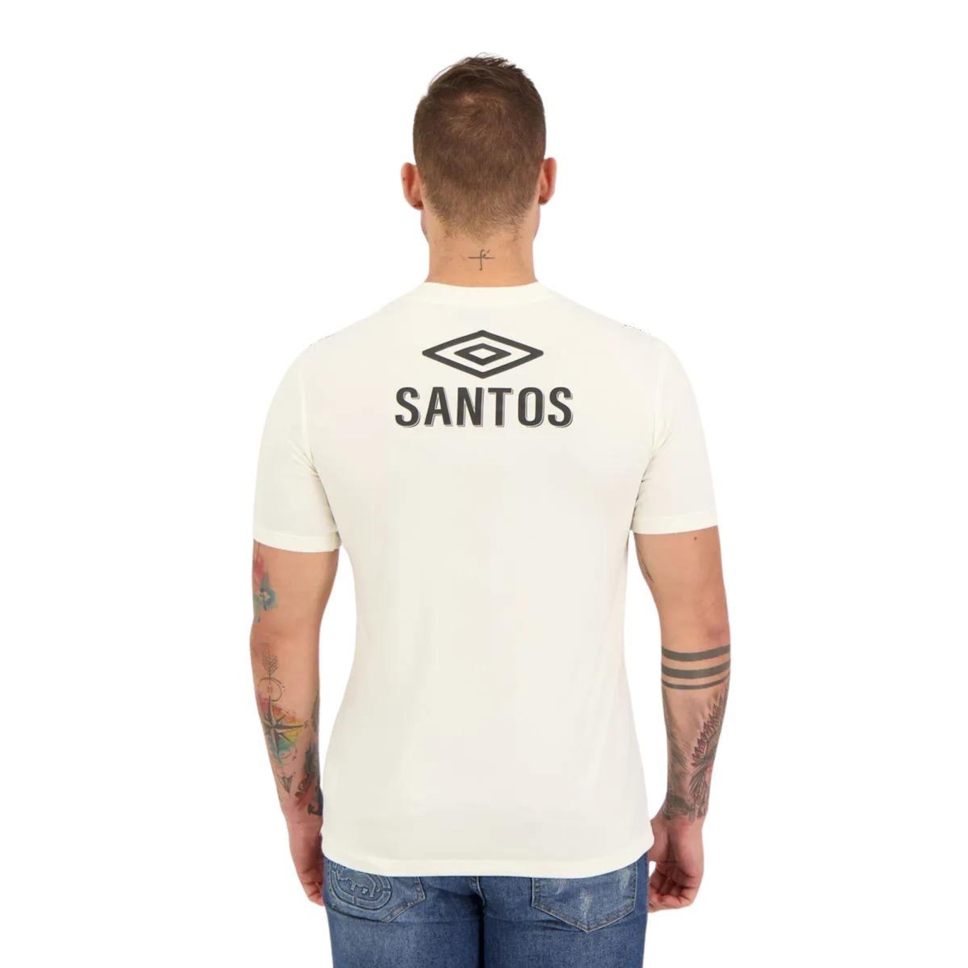 Camisa do Santos 2022 Umbro Concentração - Masculina - Foto 3