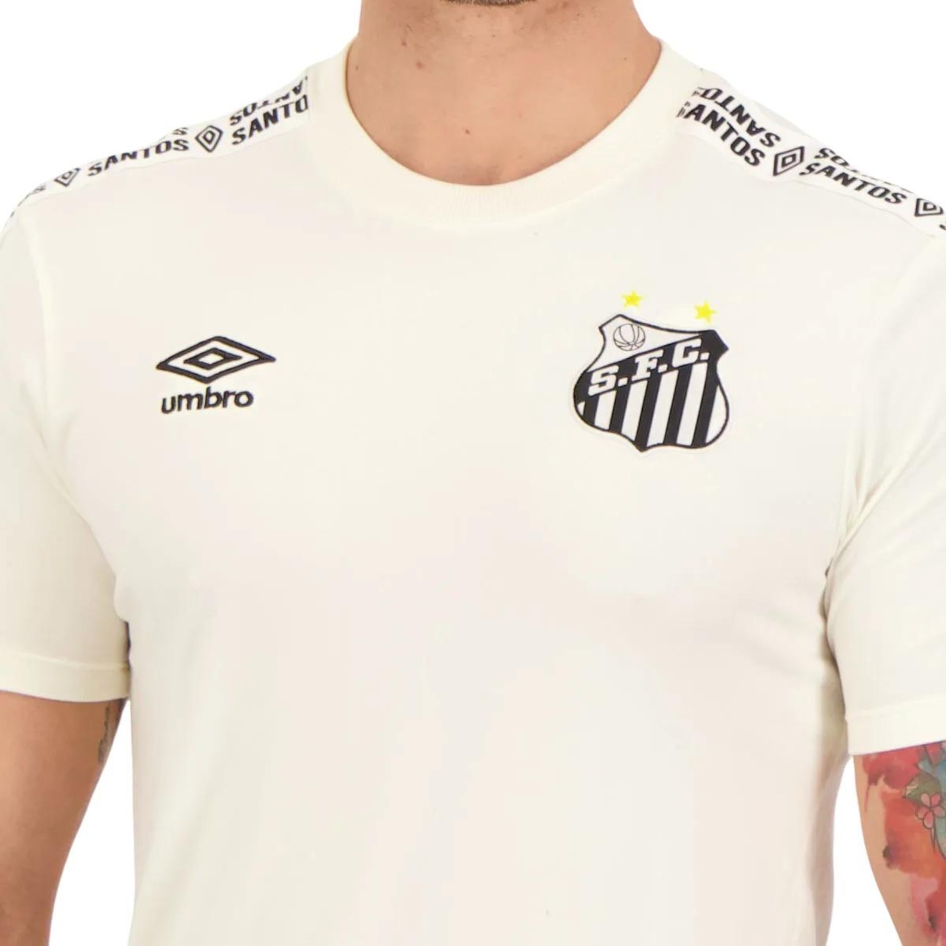 Camisa do Santos 2022 Umbro Concentração - Masculina - Foto 4