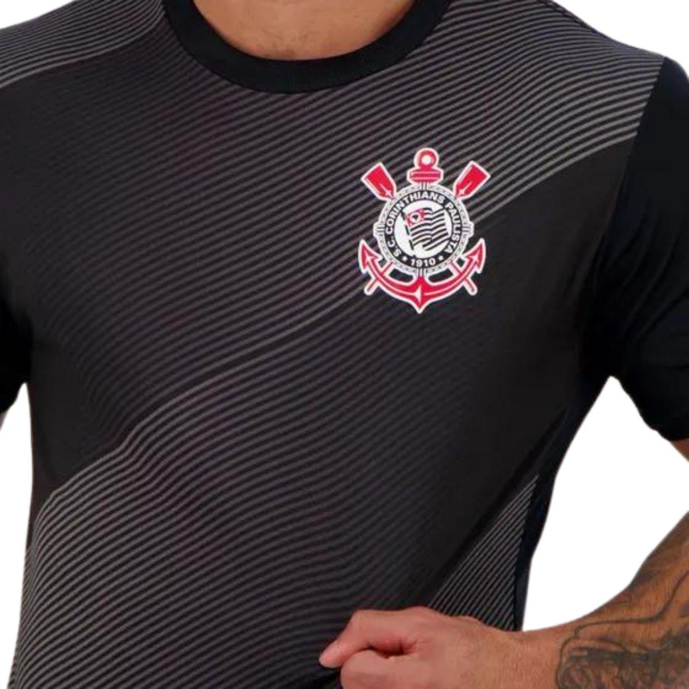 Camisa do Corinthians Spr Thunder Sccp - Masculina - Foto 3