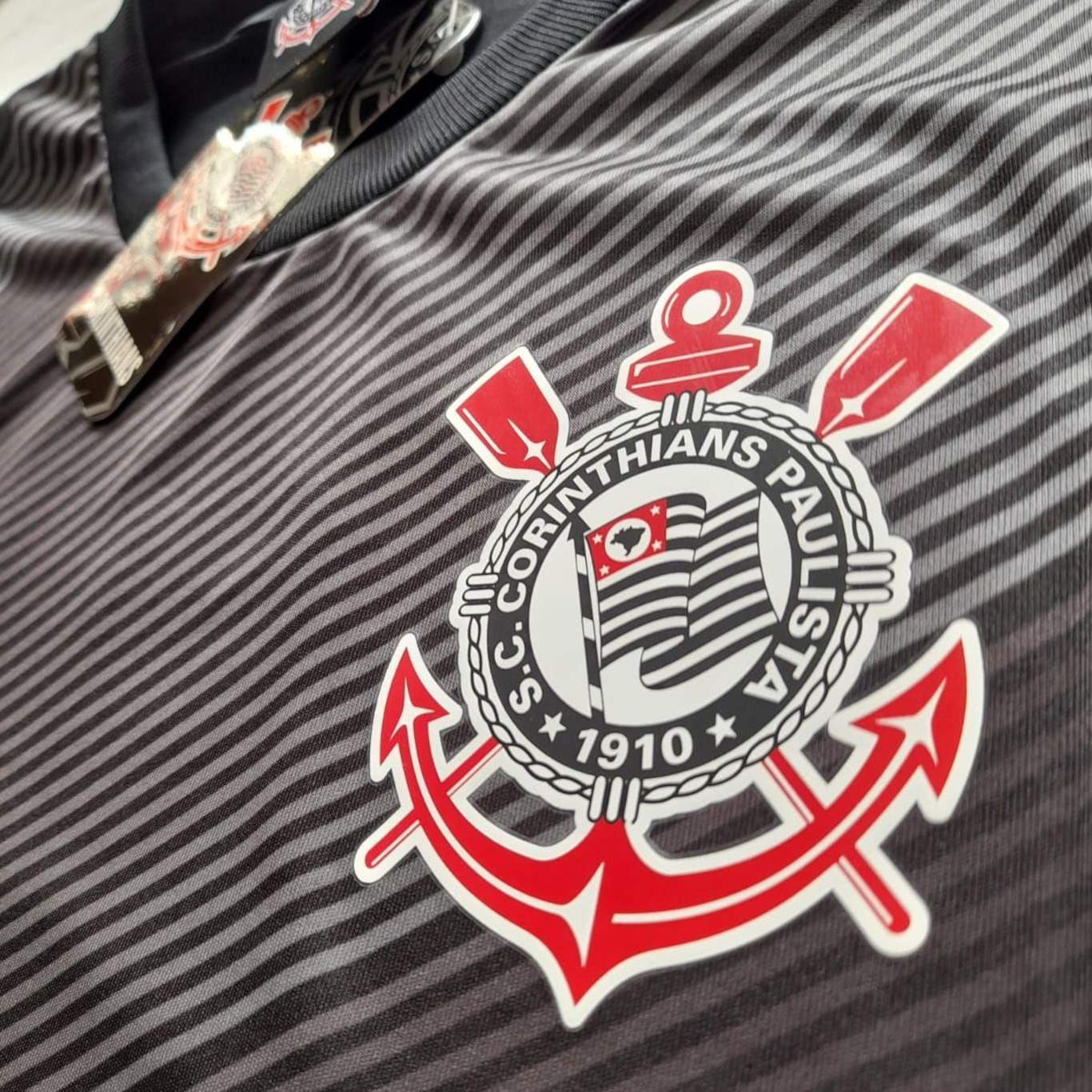 Camisa do Corinthians Spr Thunder Sccp - Masculina - Foto 6